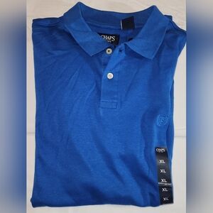 Chaps blue polo mens size XL